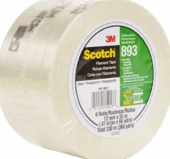 Filament & Strapping Tape: Type: Filament Tape; Color: Clear; Width (mm - 2 Decimals): 18.00