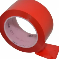 Floor & Aisle Marking Tape: 2" Wide, 108' Long, 5.2 mil Thick, Vinyl