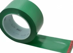 Floor & Aisle Marking Tape: 2" Wide, 5.2 mil Thick, Vinyl
