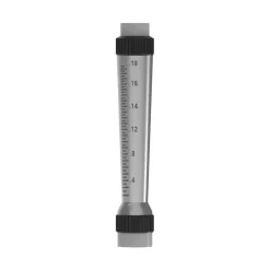1" FNPT Port Polysulfone Tube, PVDF Union End Flowmeter