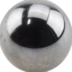 Gage Ball: 19/32" Dia, Chrome Steel, 63 HRC