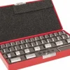 Gage Block Set: 0.05 to 1'' Range, 36 Pc