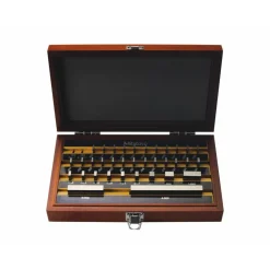 Gage Block Set: 0.05 to 4'' Range, 81 Pc, AS-1 Grade, Steel