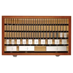 Gage Block Set: 0.05 to 4'' Range, 81 Pc, AS-1 Grade, Steel