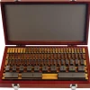 Gage Block Set: 0.05 to 4'' Range, 81 Pc, AS-2 Grade, Steel