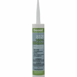 Geocel® 8125® 100% Silicone High Performance Acetoxy Cure Sealant, Clear, 10.3 oz