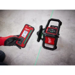 Green Rotary Laser Remote Control & Receiver