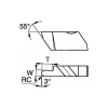 Grooving Insert: NRD3031L KC5010, Carbide