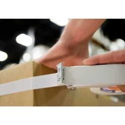 GS 501 Industrial Grade Fiberglass Reinforced Strapping Tape, Clear, 5.4 mil, 18 mm x 55 m