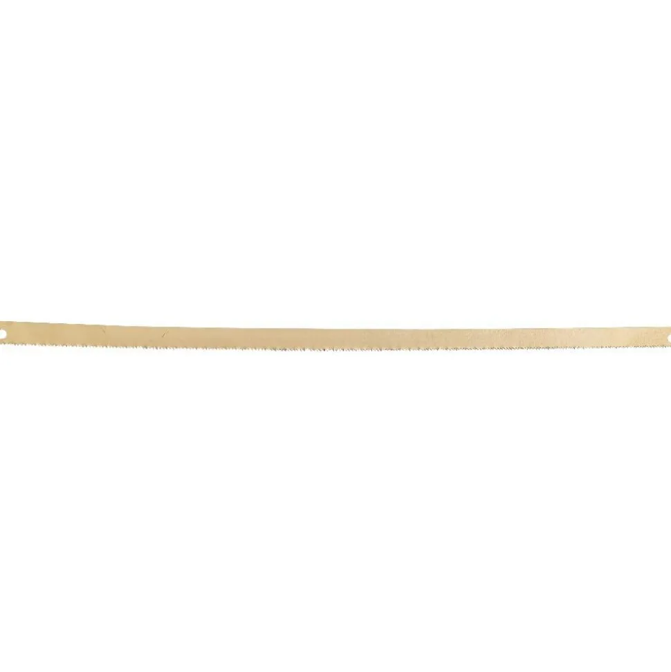 Hacksaw Blade: Copper Beryllium, 12" Blade Length, Non-Sparking