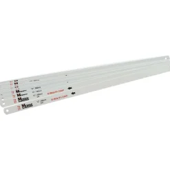 Hand Hacksaw Blades: Blade Material: Bi-Metal; Fractional Blade Length: 12; Blade Width (Inch): 1/2; Blade Thickness (Decimal Inch): 0.0250
