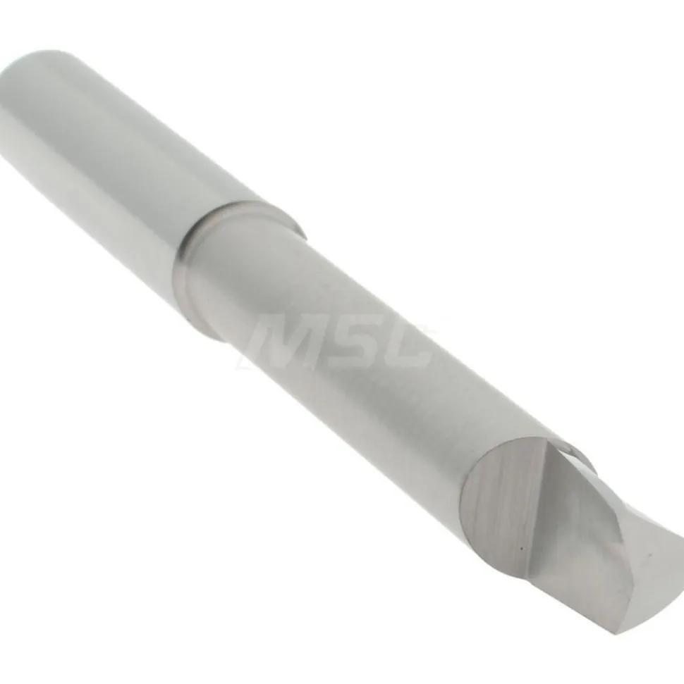 Helical Boring Bar: 0.2400" Min Bore, 1-3/4" Max Depth, Right Hand, 1/4" Shank Dia, Submicron Solid Carbide