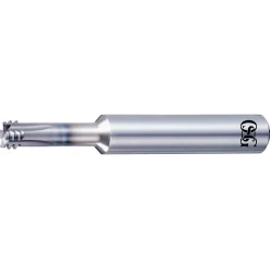 Helical Flute Thread Mill: #8, 4 Flute, 1/4" Shank Dia, Solid Carbide