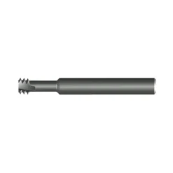 Helical Flute Thread Mill: #2-56, Internal, 3 Flute, 0.2500" Shank Dia, Solid Carbide