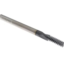 Helical Flute Thread Mill: 1/4-20, Internal, 3 Flute, 0.1875