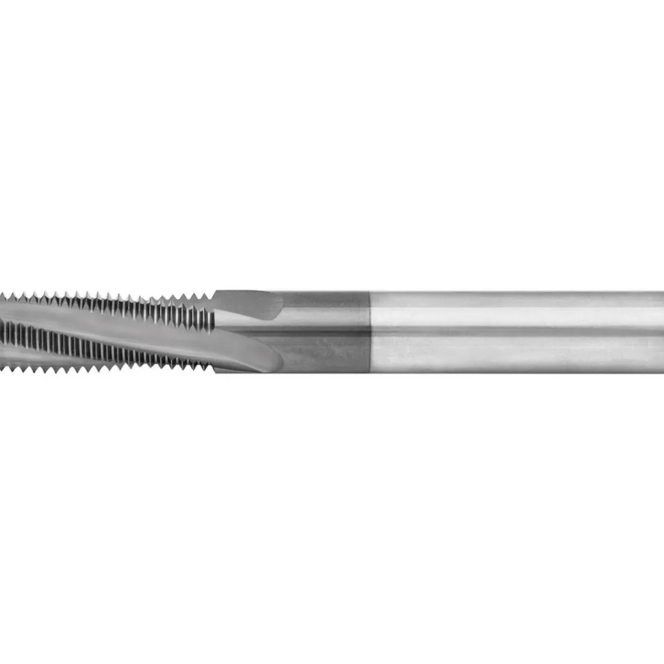 Helical Flute Thread Mill: 5/16-24, Internal, 3 Flute, 0.2500" Shank Dia, Solid Carbide
