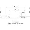 Helical Flute Thread Mill: #10#8, Internal, 3 Flute, 0.2500" Shank Dia, Solid Carbide