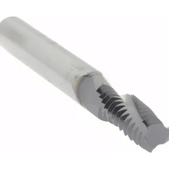 Helical Flute Thread Mill: 5/16-18, Internal, 3 Flute, 0.2500