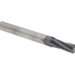 Helical Flute Thread Mill: 3/8-16, Internal, 4 Flute, 0.3120" Shank Dia, Solid Carbide