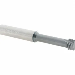 Helical Flute Thread Mill: 3/4-10, Internal, 4 Flute, 0.5000" Shank Dia, Solid Carbide