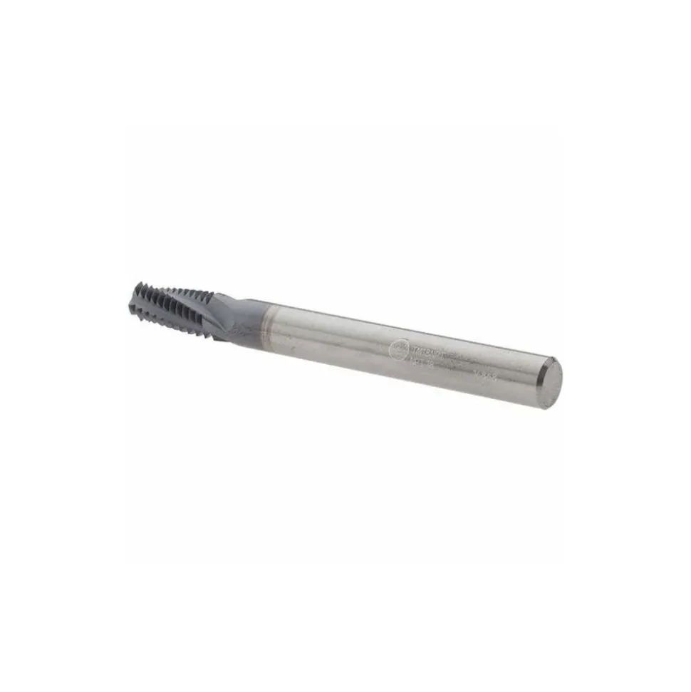 Helical Flute Thread Mill: 1/43/8, Internal & External, 4 Flute, 0.3120" Shank Dia