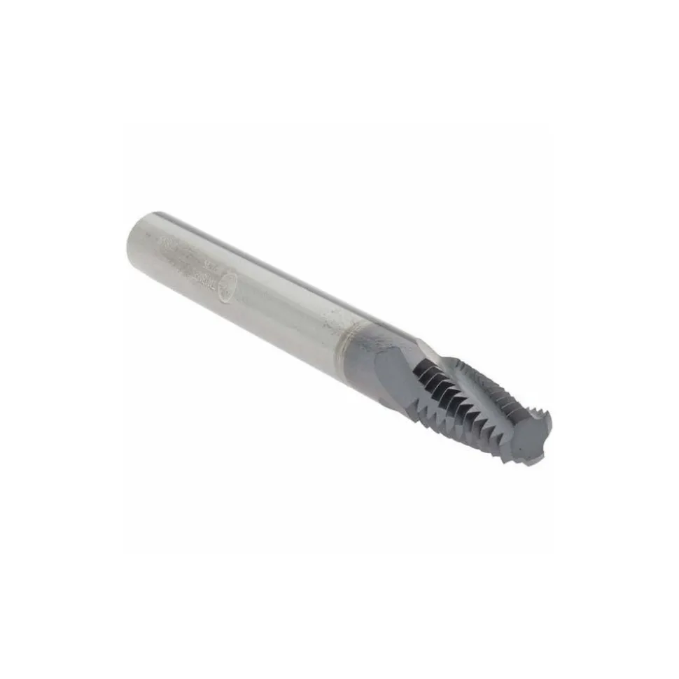 Helical Flute Thread Mill: 1/43/8, Internal & External, 4 Flute, 0.3120" Shank Dia