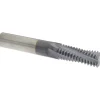 Helical Flute Thread Mill: 5/8-11, Internal, 4 Flute, 0.5000" Shank Dia, Solid Carbide