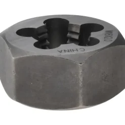 Hex Rethreading Die: M16x2, Right Hand, Carbon Steel