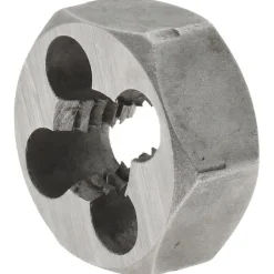 Hex Rethreading Die: M8x1.25, Right Hand, Carbon Steel