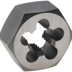 Hex Rethreading Die: 1/2-13, Right Hand, Carbon Steel