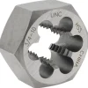 Hex Rethreading Die: 3/4-10, Right Hand, High-Speed Steel