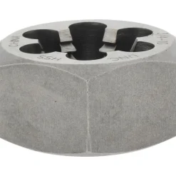 Hex Rethreading Die: 3/4-10, Right Hand, High-Speed Steel