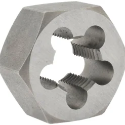 Hex Rethreading Die: 5/8-18, Right Hand, Carbon Steel