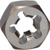 Hex Rethreading Die: 5/8-18, Right Hand, Carbon Steel