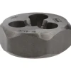Hex Rethreading Die: 5/16-18, Right Hand, 1" Hex, Carbon Steel