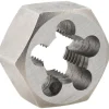 Hex Rethreading Die: 7/16-20, Right Hand, Carbon Steel
