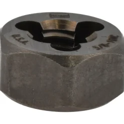 Hex Rethreading Die: 3/8-16, Right Hand, Carbon Steel