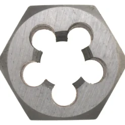 Hex Rethreading Die: 5/8-11, Right Hand, Carbon Steel