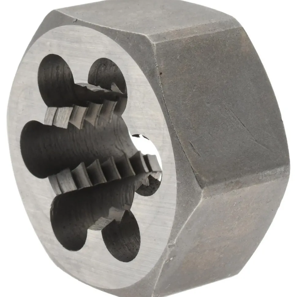 Hex Rethreading Die: 3/4-10, Right Hand, Carbon Steel