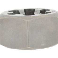 Hex Rethreading Die: 1-8, 1" Thick, Right Hand, Carbon Steel
