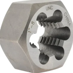 Hex Rethreading Die: 1-8, 1