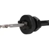 Hole Saw Arbor: 6" Saw Dia, Straight Shank, Drill Pilot