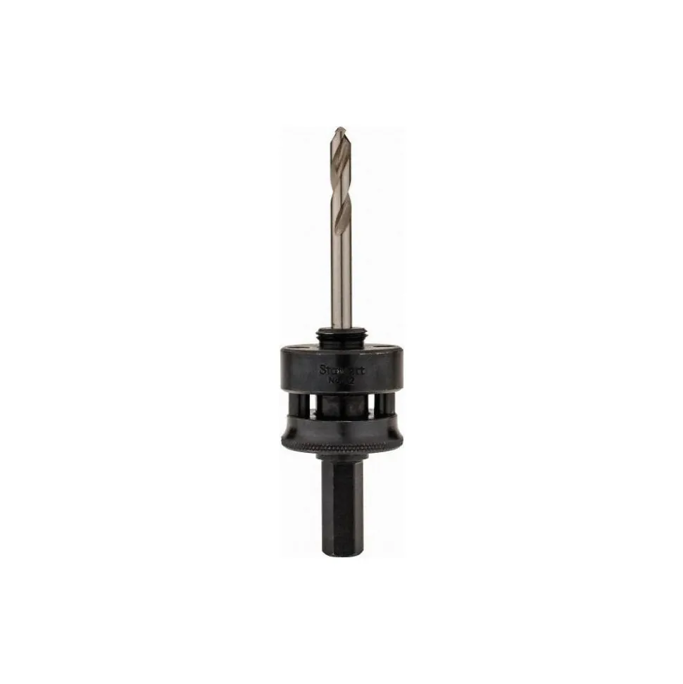 Hole Saw Arbor: Straight Shank, Drill Pilot