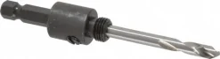 Hole Saw Arbor: Straight Shank, Drill Pilot