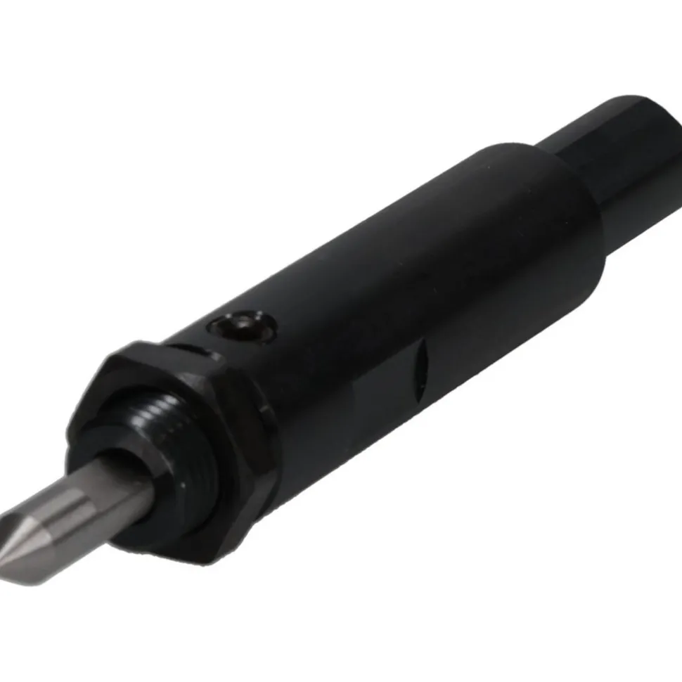 Hole Saw Arbor: Straight Shank, Pin Pilot