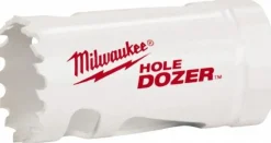 Hole Saw: 1-1/8" Saw Dia, 1-1/2" Cut Depth