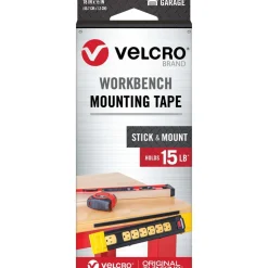 Hook & Loop: Shape: Roll; Tape Width: 0.50 in; Tape Length: 36 in; Color: Black