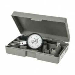 Horizontal Dial Test Indicator: 0.0300" Max, 0-15-0 Dial Reading, 0.000500" Accuracy