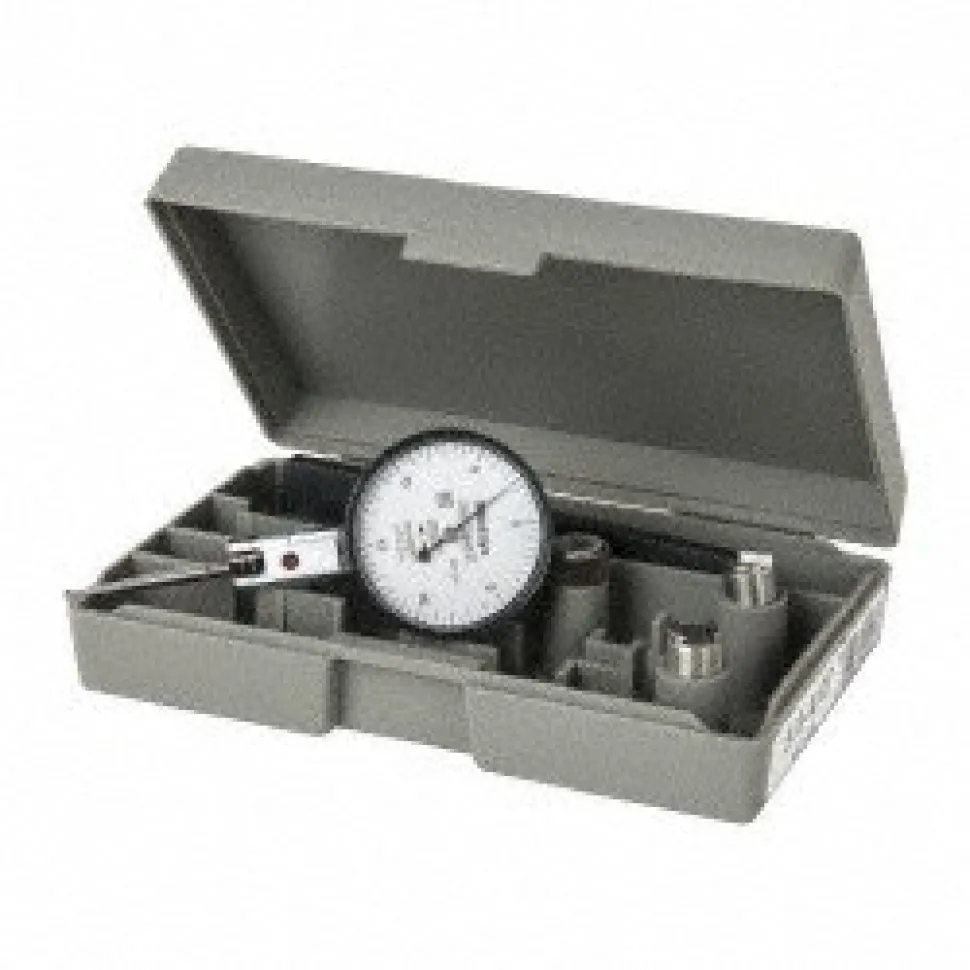 Horizontal Dial Test Indicator: 0.0300" Max, 0-15-0 Dial Reading, 0.000500" Accuracy