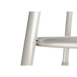 24 Inch High, Stationary Fixed Height Stool with Adjustable Height Back